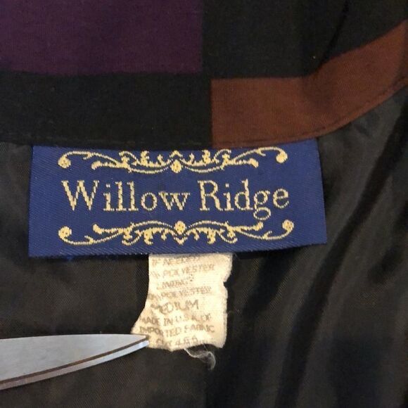 Vintage 1980’s Willow Ridge Color Block Blazer | Medium - Picture 3 of 6